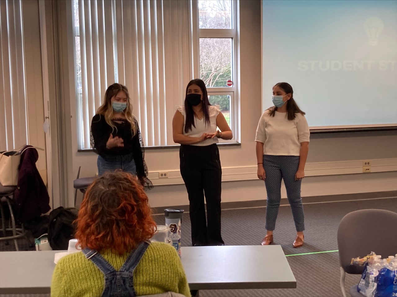 Three of UndocuCarolina Student Storytellers share their personal stories on how undocumentation affects their lives during an UndocuCarolina Ally Training